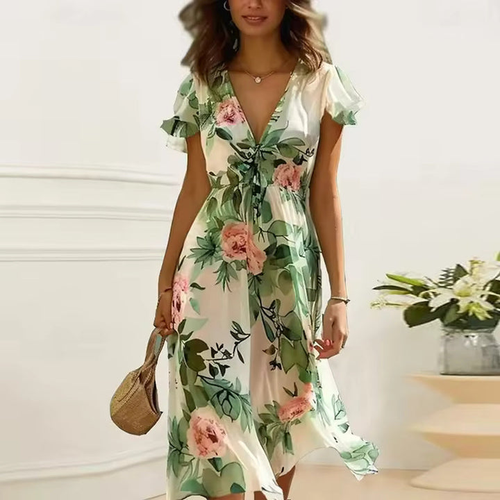 Valantomode | Dress - Floral Pattern