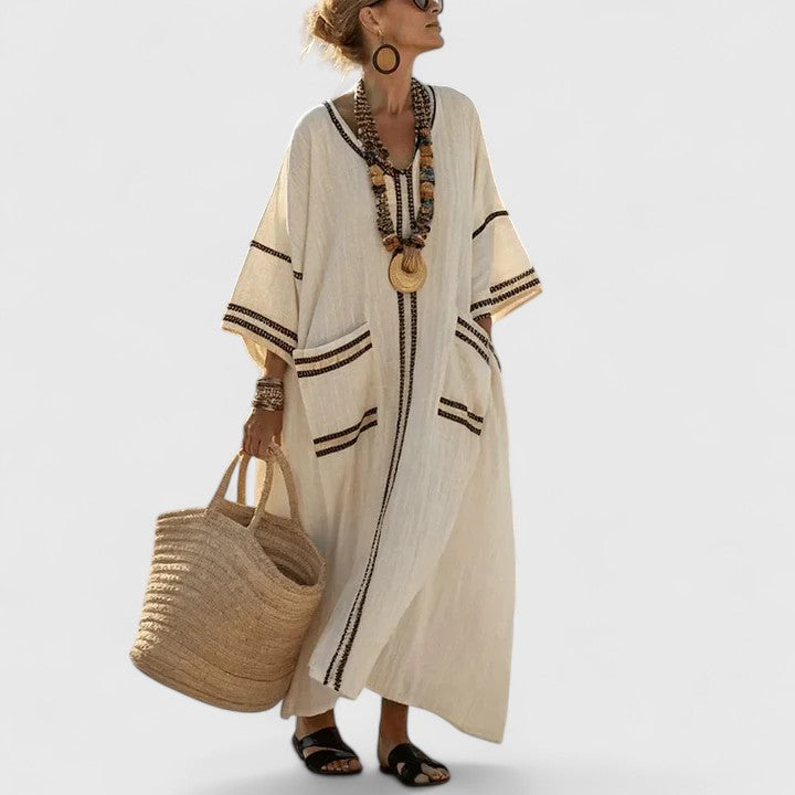 Valantomode | Chic Bohemian Dress for a Stylish Summer Look
