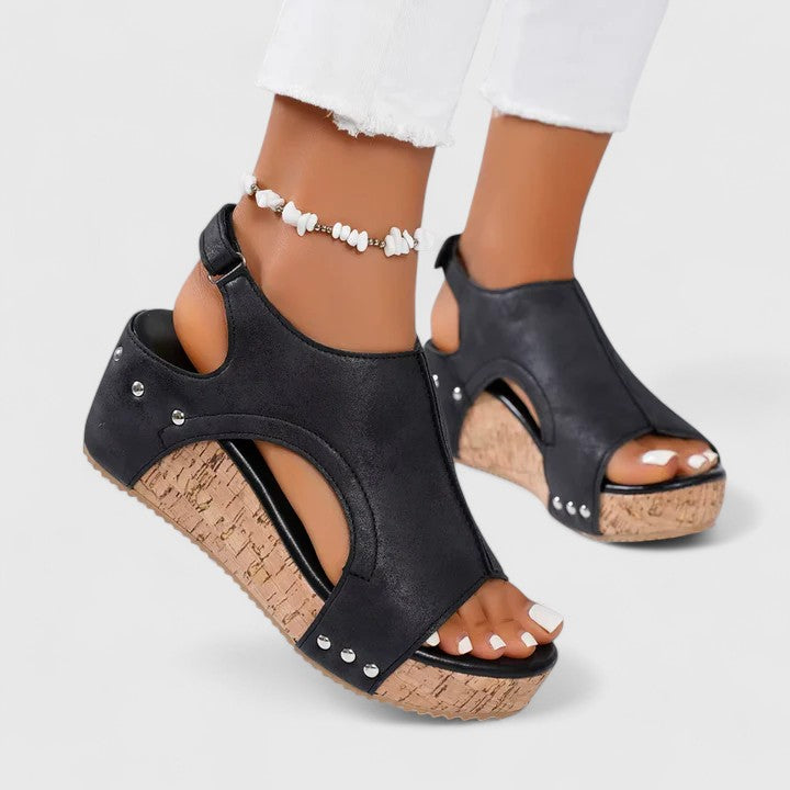 Valantomode | Wedge Sandals with Comfort Support