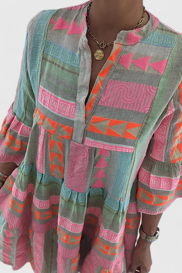 Valantomode | Stylish Bohemian Dress for Effortless Everyday Chic