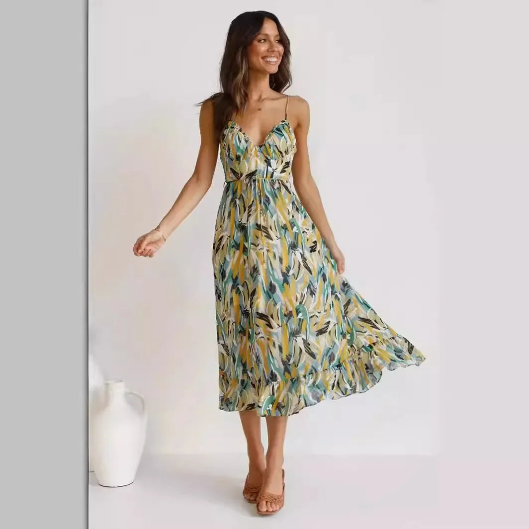 Valantomode | Bohemian Dress with Elegant Design