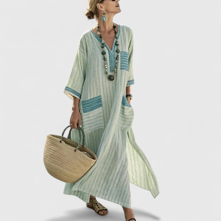 Valantomode | Chic Bohemian Dress for a Stylish Summer Look