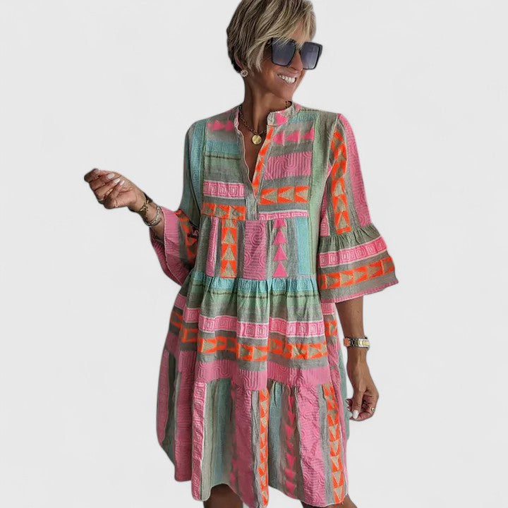 Valantomode | Stylish Bohemian Dress for Effortless Everyday Chic