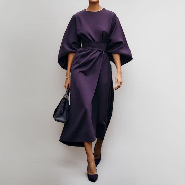 Valantomode | Stylish Maxi Dress with Chic Batwing Sleeves for Women