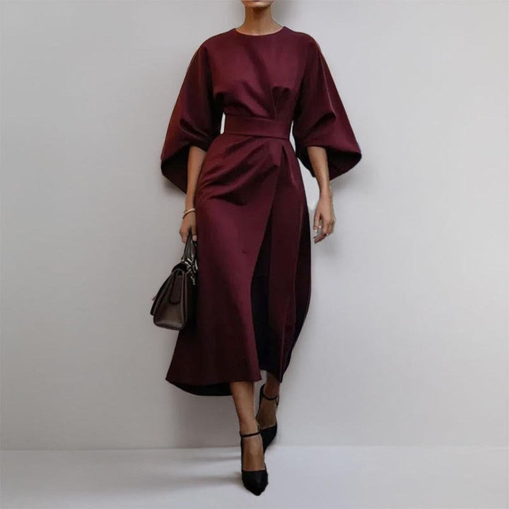 Valantomode | Stylish Maxi Dress with Chic Batwing Sleeves for Women