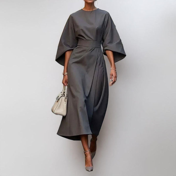 Valantomode | Stylish Maxi Dress with Chic Batwing Sleeves for Women