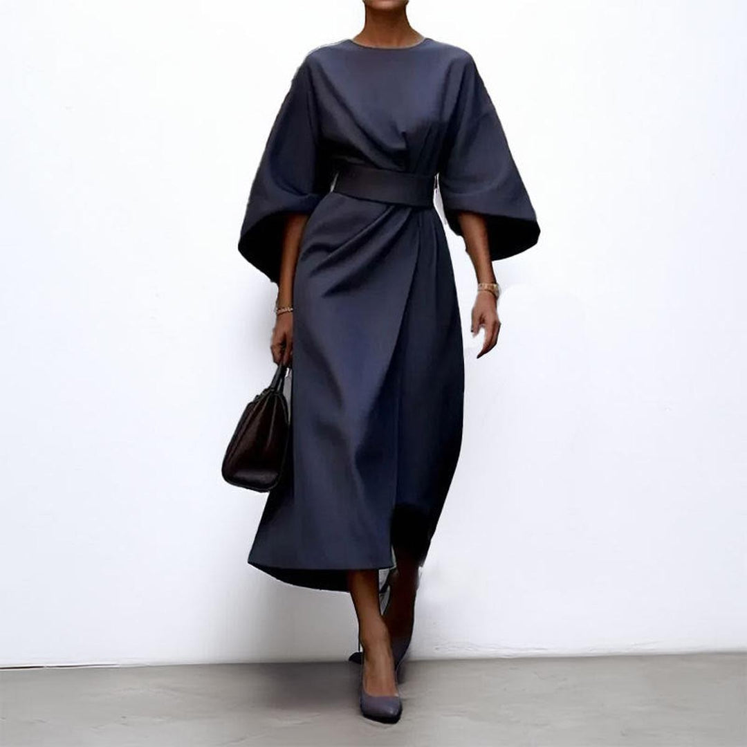 Valantomode | Stylish Maxi Dress with Chic Batwing Sleeves for Women