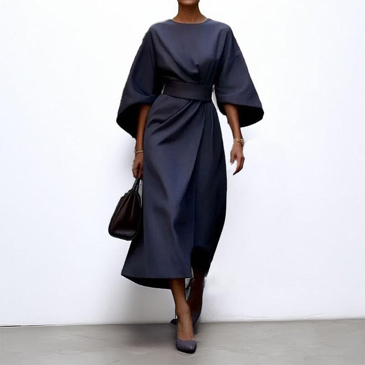 Valantomode | Stylish Maxi Dress with Chic Batwing Sleeves for Women