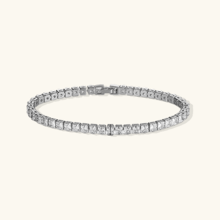 Valantomode | Gold Plated Radiant Tennis Bracelet for Women