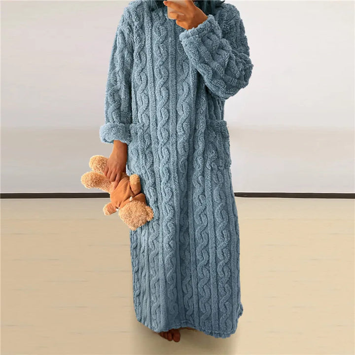 Valantomode | Cozy Fleece Teddy Robe for Ultimate Comfort and Warmth