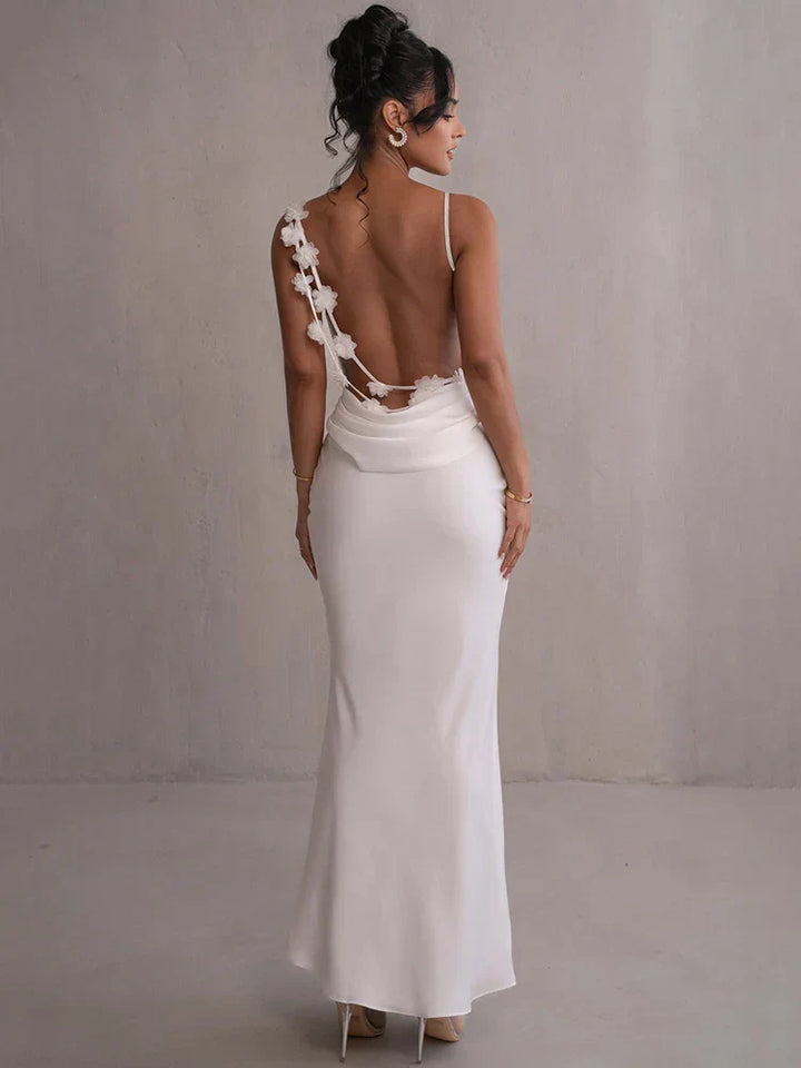 Valantomode | Open Back Maxi Dress for Effortless Elegance