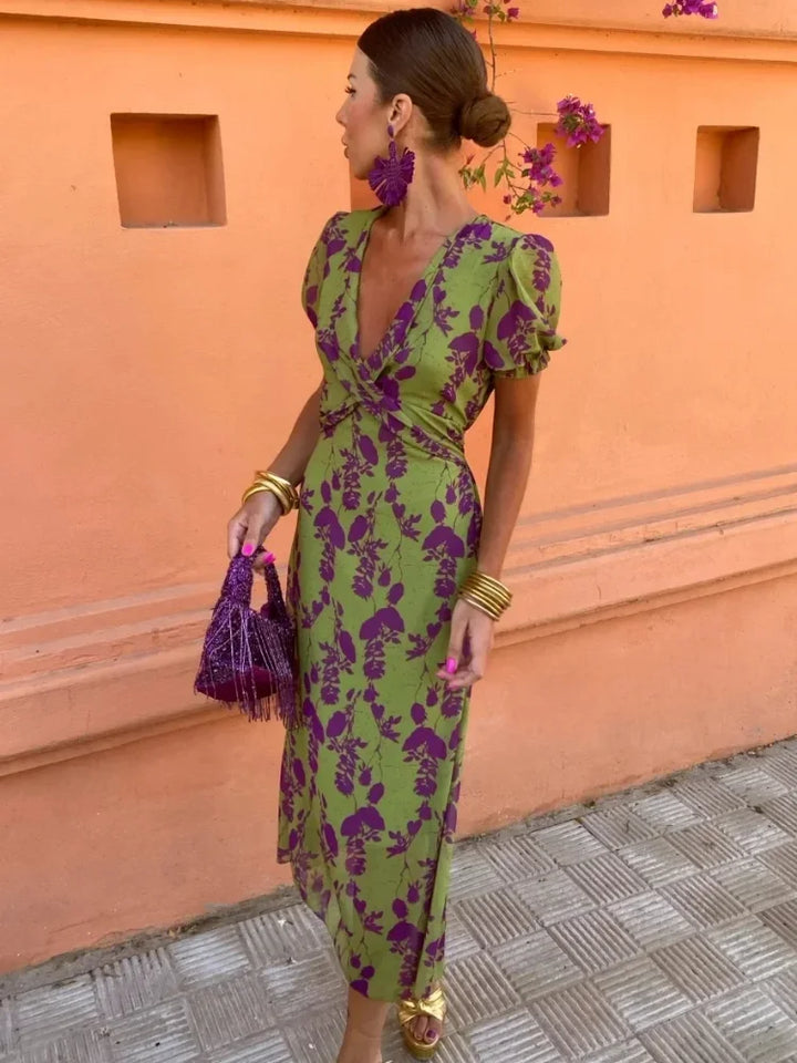 Valantomode | Breezy Floral Dress for Women Perfect for Summer Days