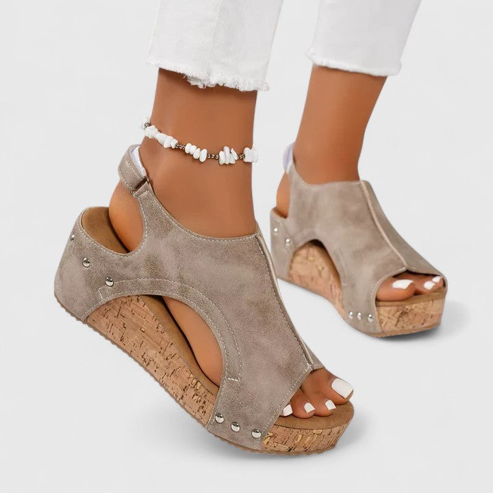Valantomode | Wedge Sandals with Comfort Support