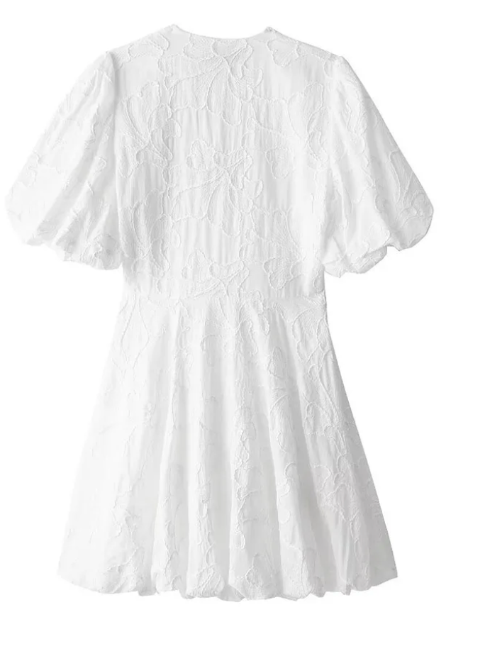 Valantomode | V-Neck Mini Dress by Isabelle for Effortless Style