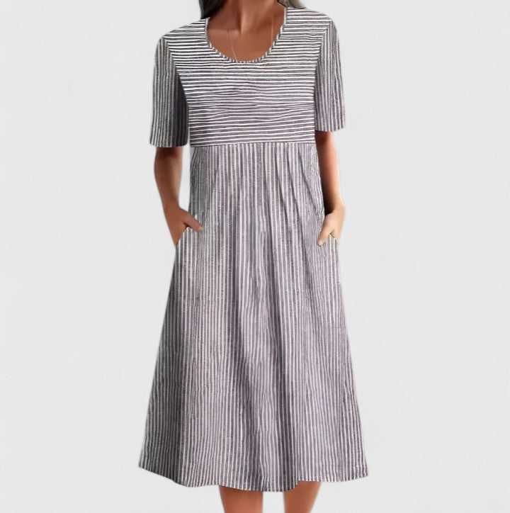 Valantomode | Stylish Midi Dress Perfect for Everyday Comfort