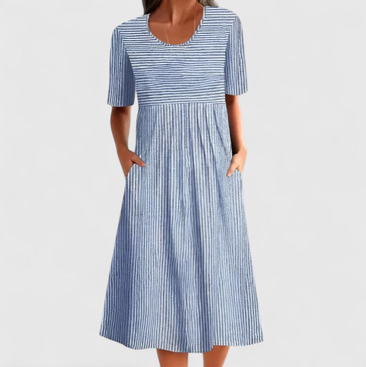 Valantomode | Stylish Midi Dress Perfect for Everyday Comfort