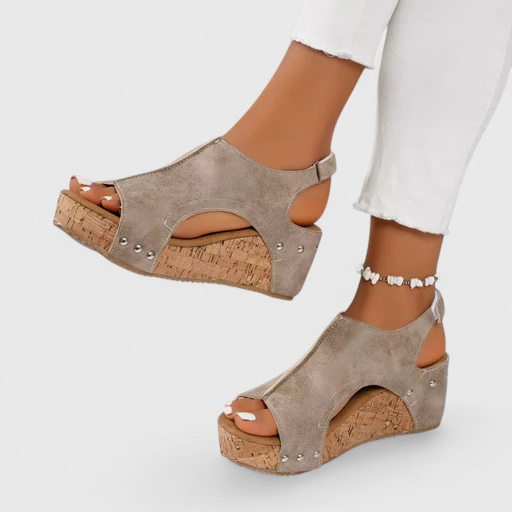 Valantomode | Wedge Sandals with Comfort Support