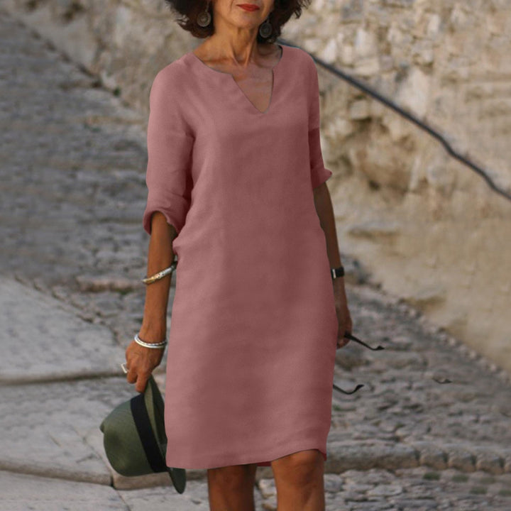 Valantomode | Chic Summer Dress Blending Elegance and Comfort for You