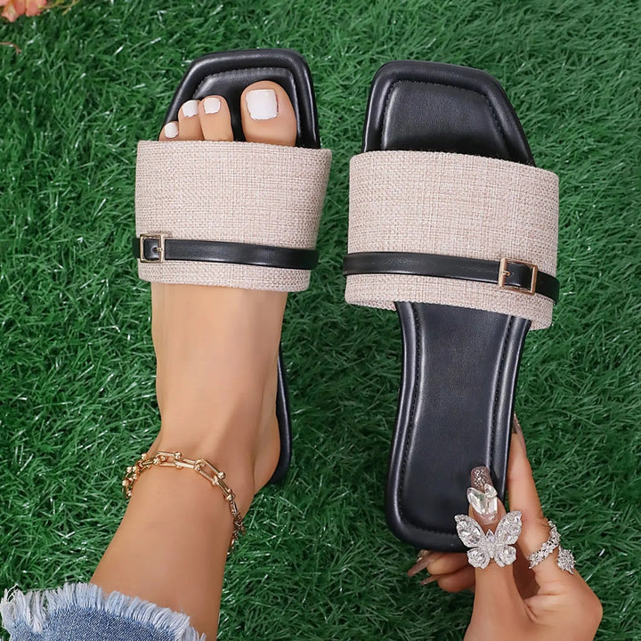 Valantomode | Women's Flat Slippers - Stylish & Comfortable
