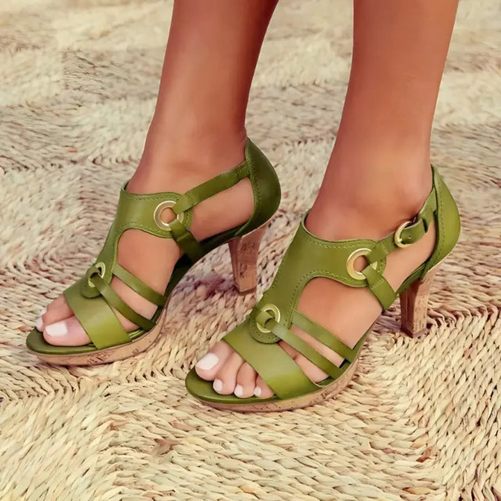 Valantomode | Women's High-Heeled Sandals - Chic and Elegant Design