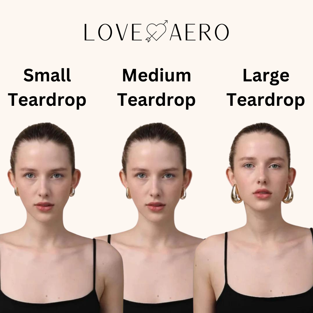 Valantomode | Plated Volumetric Teardrop Earrings with Monolithic Liquid Architecture