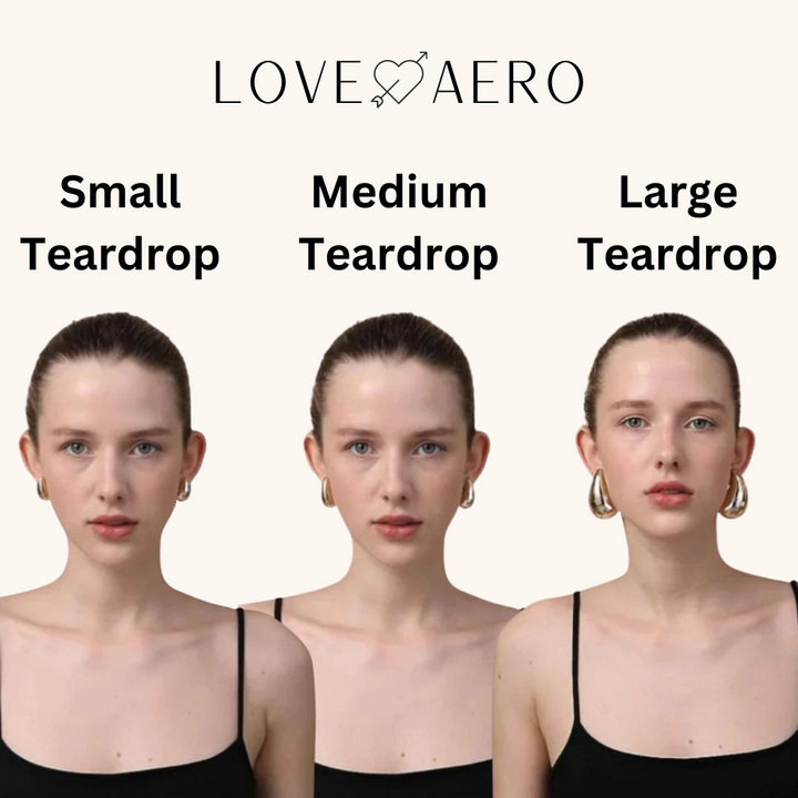 Valantomode | Plated Volumetric Teardrop Earrings with Monolithic Liquid Architecture