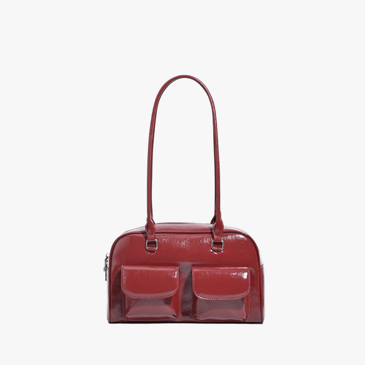Valantomode | Linear Archival Baguette – Premium Vegan Leather Vintage-Style Shoulder Bag
