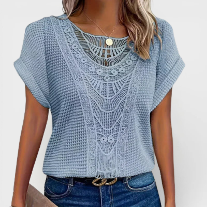 Valantomode | Blouse Lace Detail