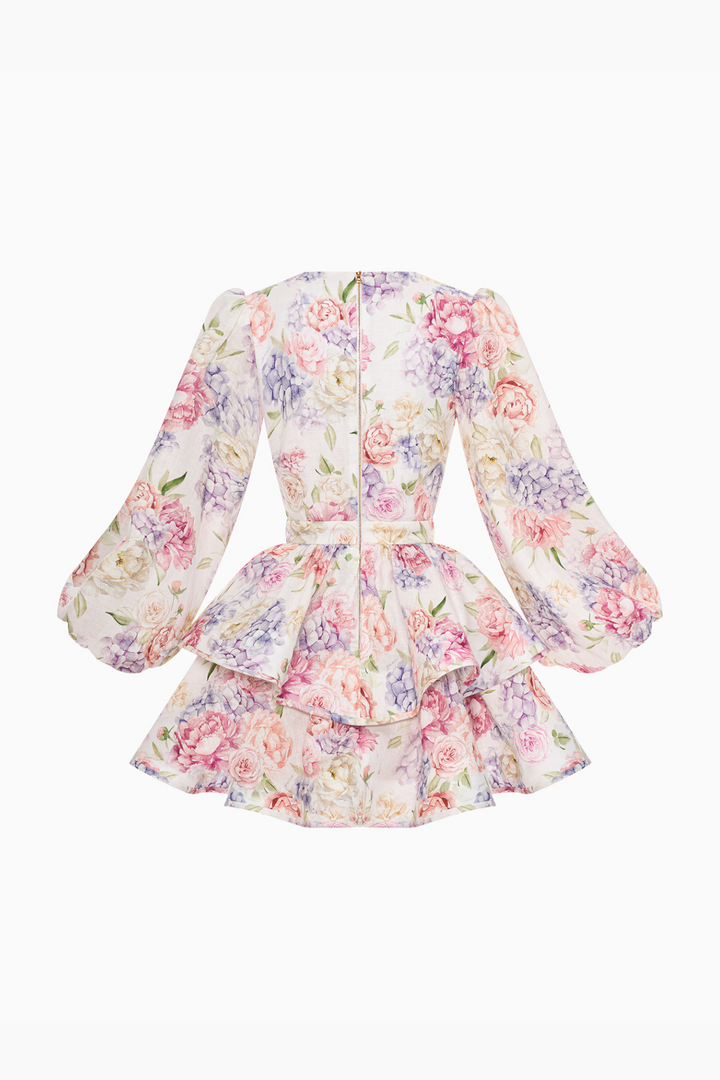 Valantomode | Chic Summer Dress with Trendy Balloon Sleeves