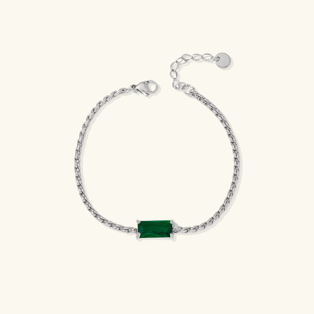 Valantomode | Gold Plated Gemstone Bracelet for Women