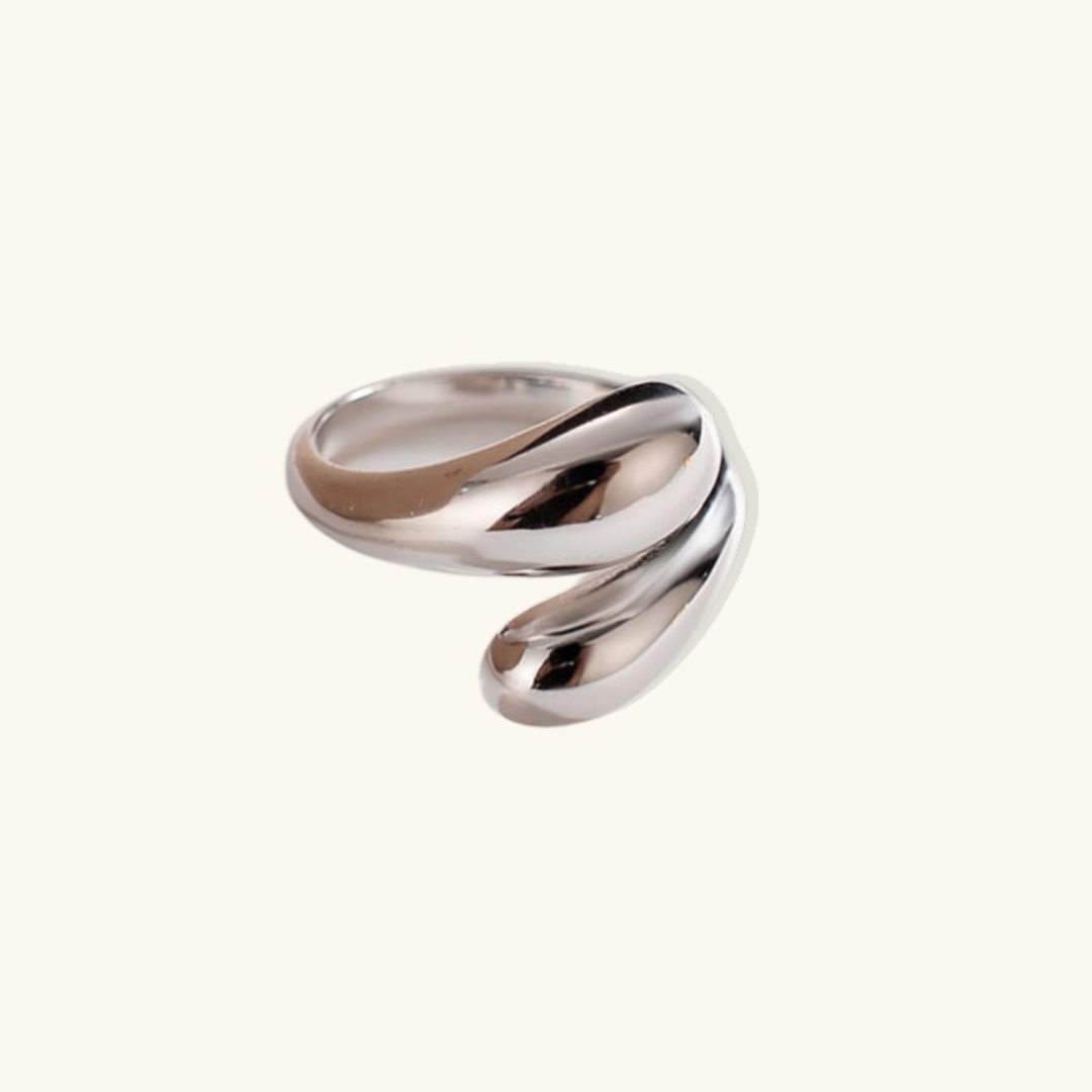 Valantomode | Gold Plated Intricate Adjustable Ring for Women
