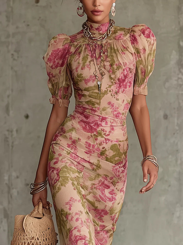 Valantomode | Stylish Floral Maxi Dress Perfect for Spring Events