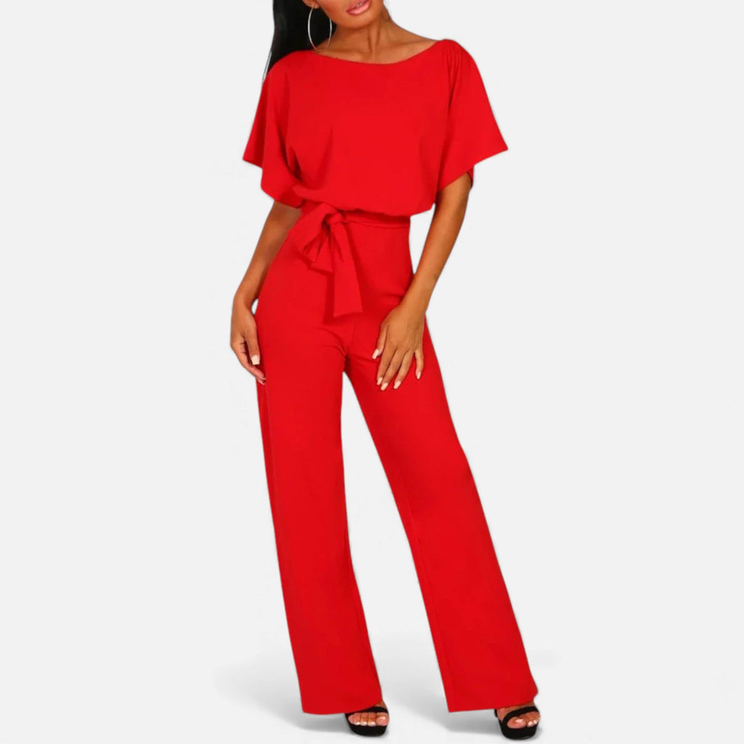 Valantomode | Women’s Tailored Wide-Leg Jumpsuit