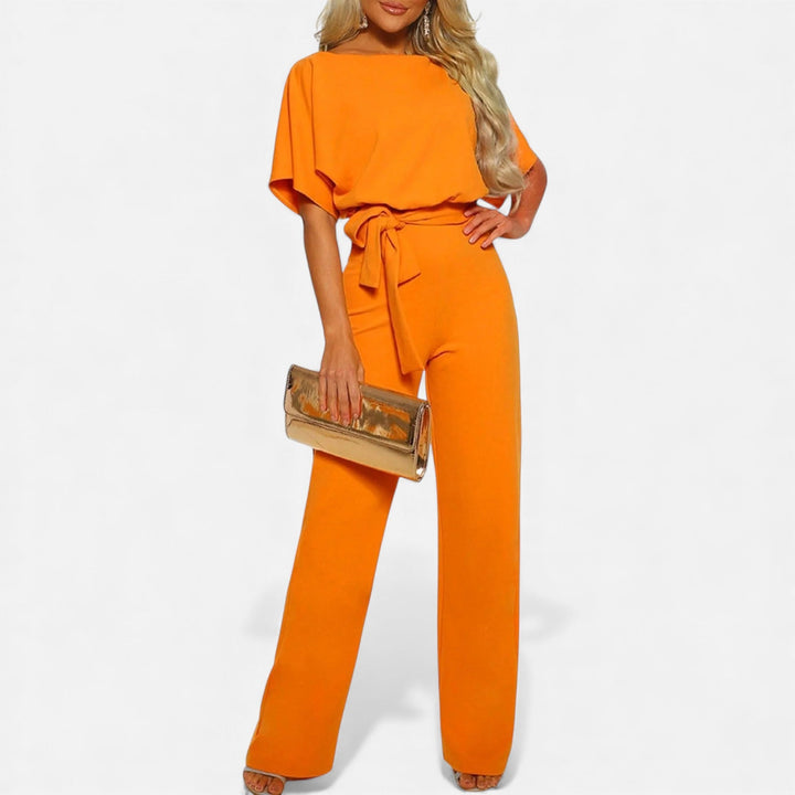 Valantomode | Women’s Tailored Wide-Leg Jumpsuit