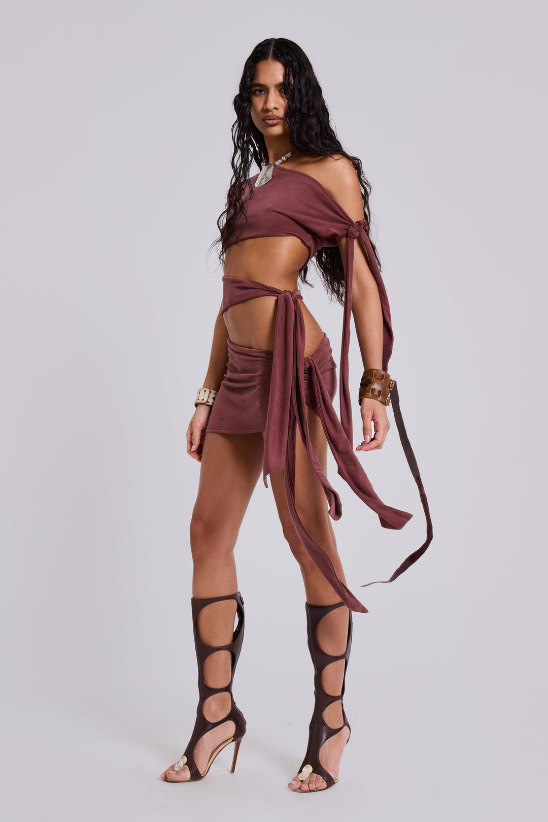 Valantomode | Chic Sienna Mini Dress with Asymmetrical Hem for Women