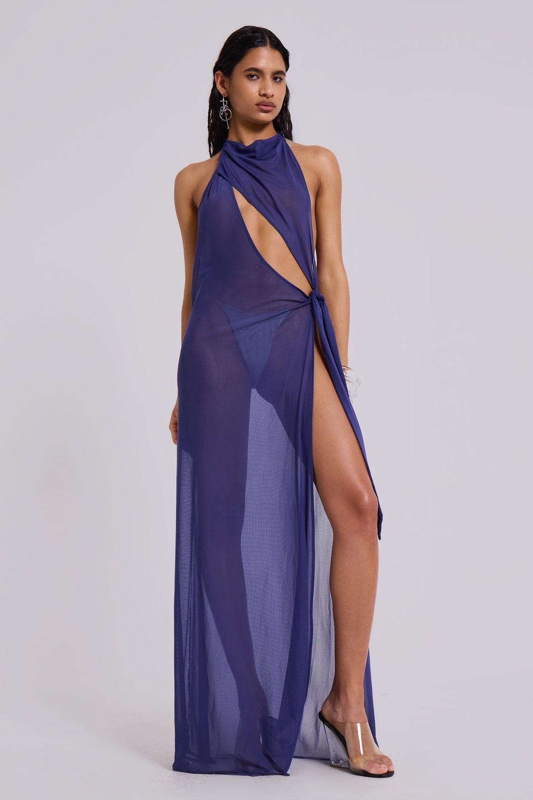 Valantomode | Chic Backless Asymmetric Dress for Stylish Nights Out