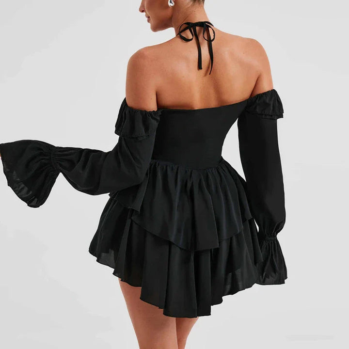 Valantomode | Ruffled Bodycon Dress for Effortless Elegance