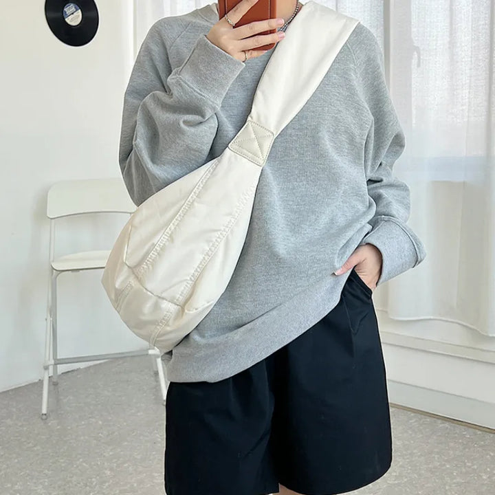 Valantomode | The Veridian Quilt Garrison – Women's Premium Puffer Hobo Crossbody Bag