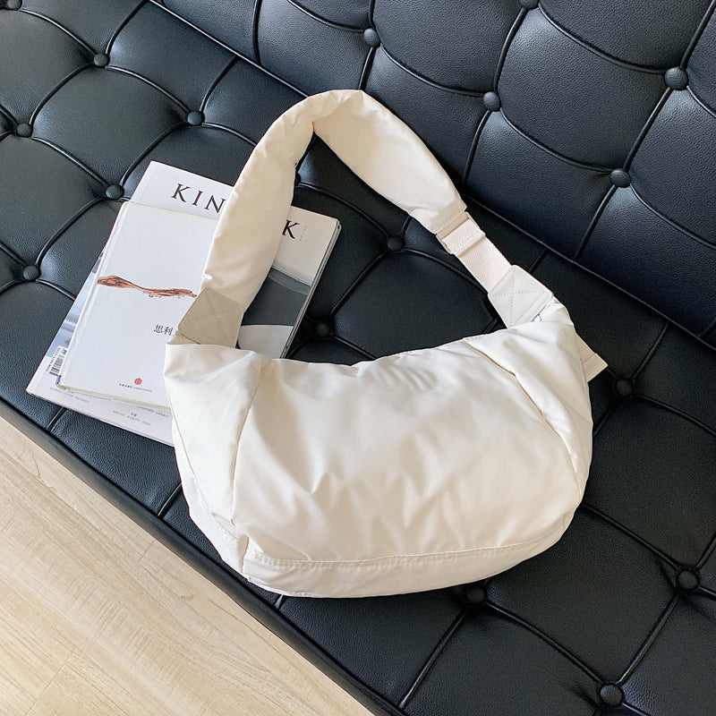 Valantomode | The Veridian Quilt Garrison – Women's Premium Puffer Hobo Crossbody Bag