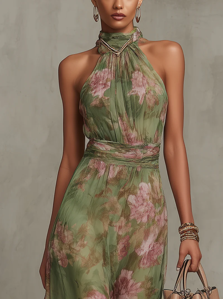 Valantomode | Stylish Floral Maxi Dress for Effortless Summer Vibes