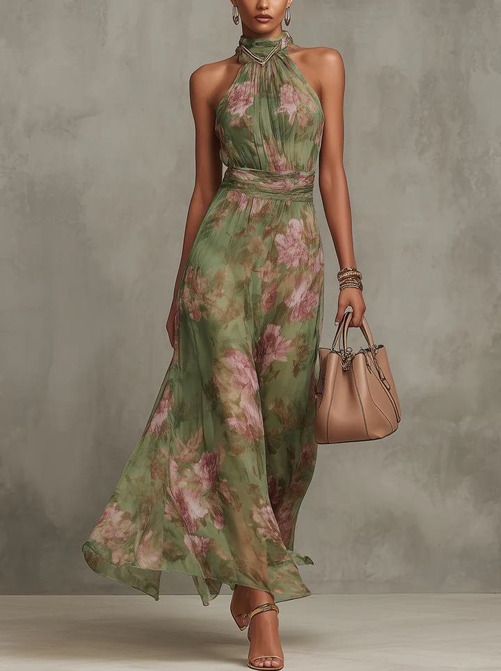 Valantomode | Stylish Floral Maxi Dress for Effortless Summer Vibes