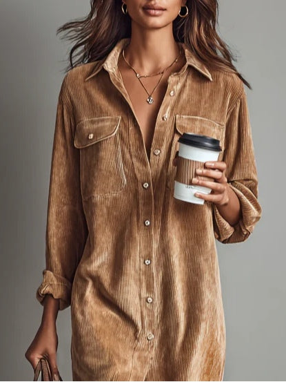 Valantomode | Chic Relaxed Fit Dress for Effortless Everyday Style