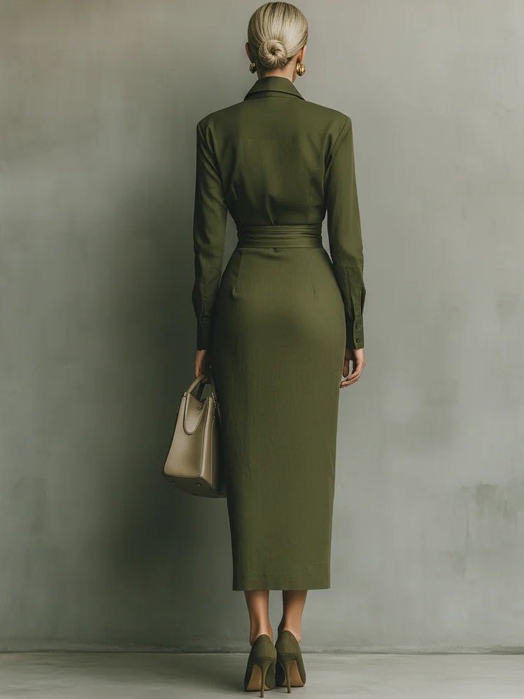Valantomode | Sophisticated Wrap Dress for Effortless Day to Night Style
