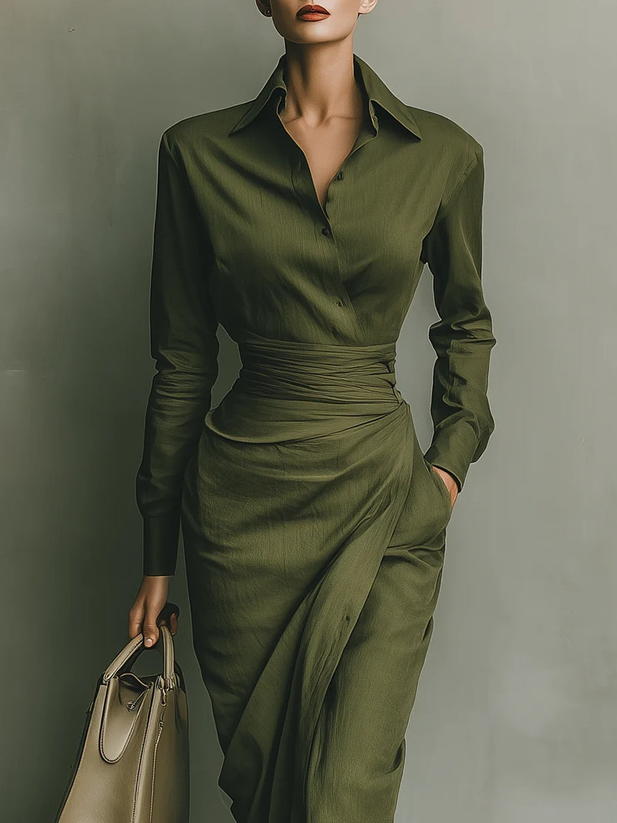 Valantomode | Sophisticated Wrap Dress for Effortless Day to Night Style