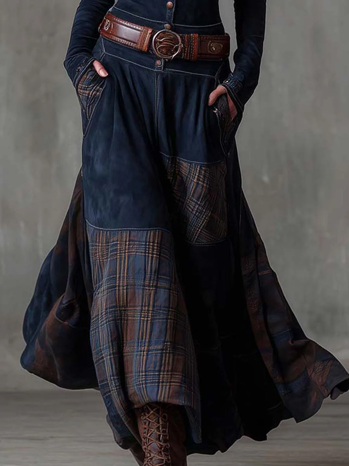 Valantomode | Chic Suede Dress with Belt for Effortless Style