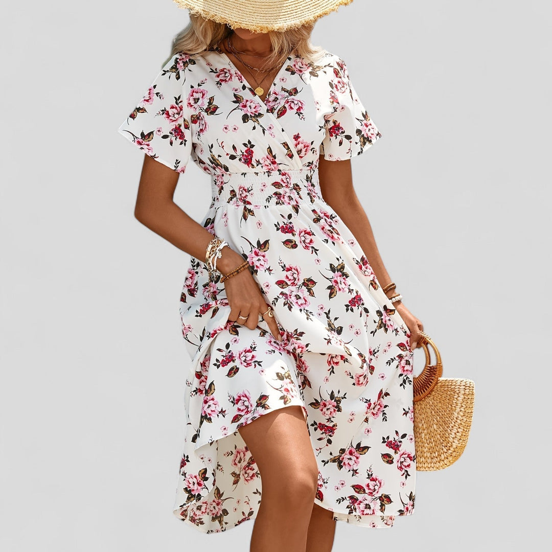 Valantomode | Chic Summer Midi Dress for Easy Everyday Wear