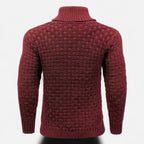 ValantoMode | Men’s Waffle Knit High-Stretch Sweater