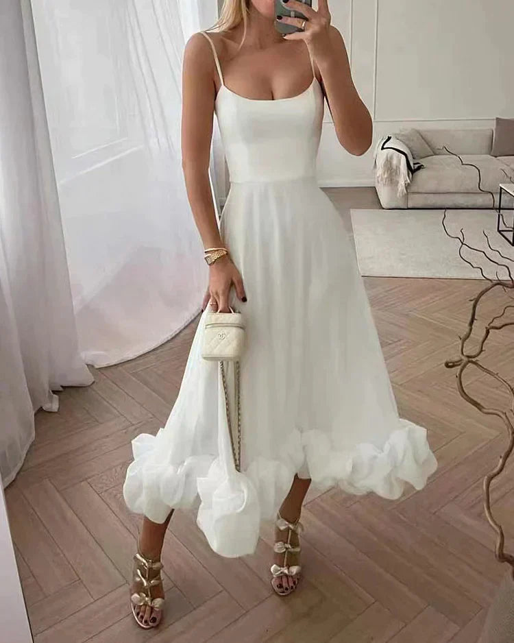 Valantomode | Stylish Midi Dress for Celebrations and Special Events