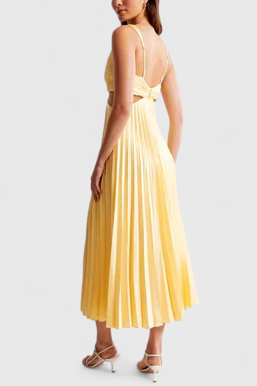 Valantomode | Sophisticated Sleeveless Dress for Chic Evening Events
