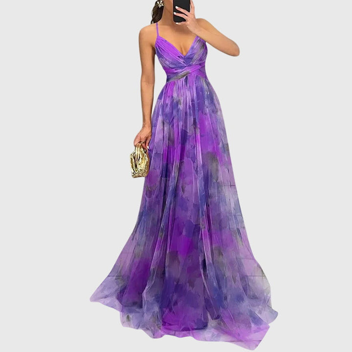 Valantomode | Beautiful Floral Maxi Dress for Spring and Summer Style